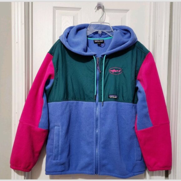 Patagonia x Dogfish Head Microdini Hoodie Hooded Fleece Full Zip Jacket - Picture 2 of 11